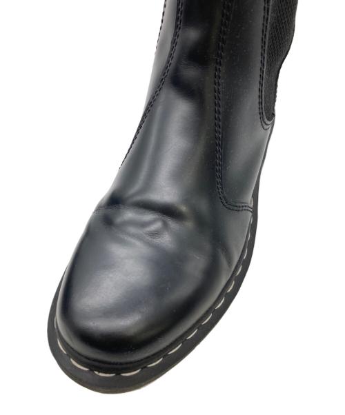 Dr.Martens（ドクターマーチン）Dr.Martens (ドクターマーチン) 2976 ホワイトステッチ チェルシーブーツ ブラック サイズ:UK5の古着・服飾アイテム