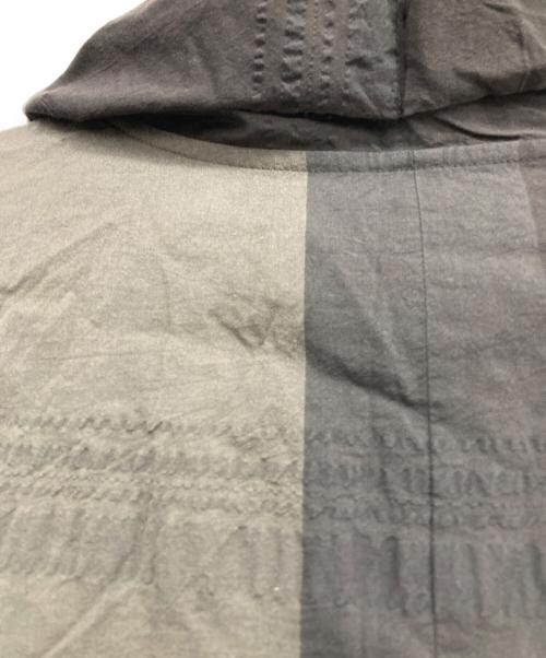 慈雨（ジウ）慈雨 (ジウ) 変形デザインシャツ ブラウン サイズ:40の古着・服飾アイテム