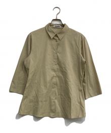 JIL SANDER（ジルサンダー）の古着「7分袖シャツ」｜ベージュ