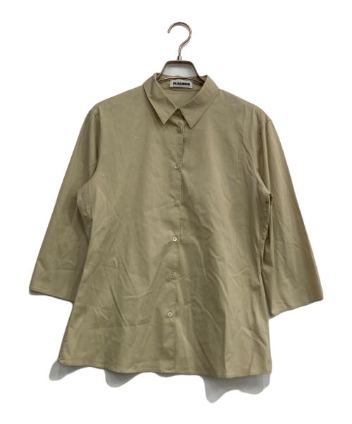 JIL SANDER（ジルサンダー）JIL SANDER (ジルサンダー) 7分袖シャツ ベージュ サイズ:38の古着・服飾アイテム