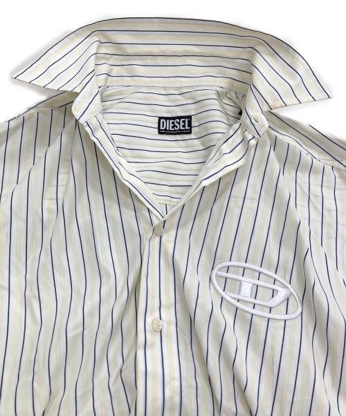 DIESEL（ディーゼル）DIESEL (ディーゼル) S-DOUBLY-STRIPE イエロー×ホワイト サイズ:50の古着・服飾アイテム