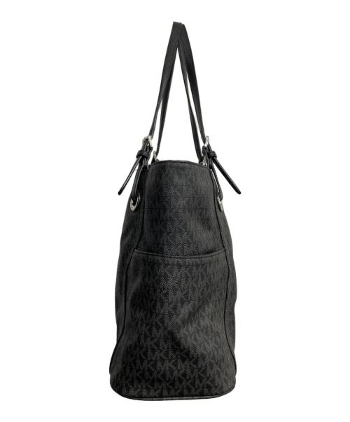 MICHAEL KORS（マイケルコース）MICHAEL KORS (マイケルコース) シグネチャートートバッグ ブラックの古着・服飾アイテム
