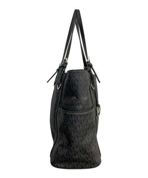MICHAEL KORS（マイケルコース）MICHAEL KORS (マイケルコース) シグネチャートートバッグ ブラックの古着・服飾アイテム