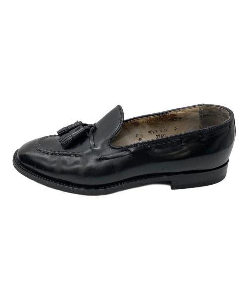 Alden（オールデン）ALDEN (オールデン) プラザ 手縫いUチップ 黒タッセルローファー ブラック サイズ:8BDの古着・服飾アイテム