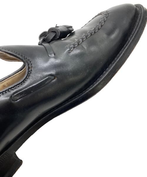 Alden（オールデン）ALDEN (オールデン) プラザ 手縫いUチップ 黒タッセルローファー ブラック サイズ:8BDの古着・服飾アイテム