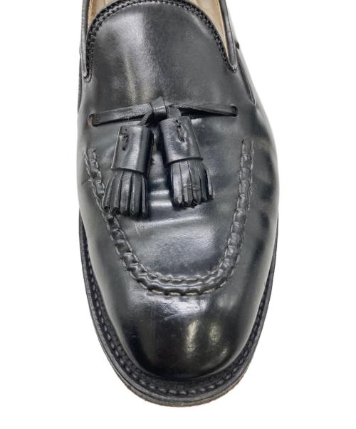 Alden（オールデン）ALDEN (オールデン) プラザ 手縫いUチップ 黒タッセルローファー ブラック サイズ:8BDの古着・服飾アイテム