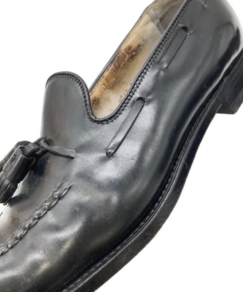 Alden（オールデン）ALDEN (オールデン) プラザ 手縫いUチップ 黒タッセルローファー ブラック サイズ:8BDの古着・服飾アイテム