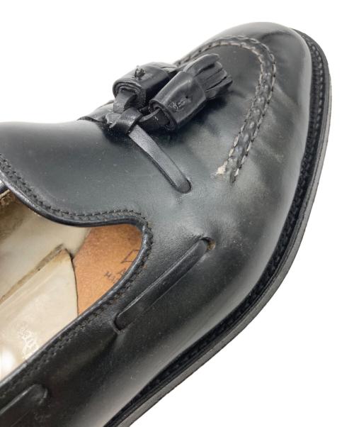 Alden（オールデン）ALDEN (オールデン) プラザ 手縫いUチップ 黒タッセルローファー ブラック サイズ:8BDの古着・服飾アイテム