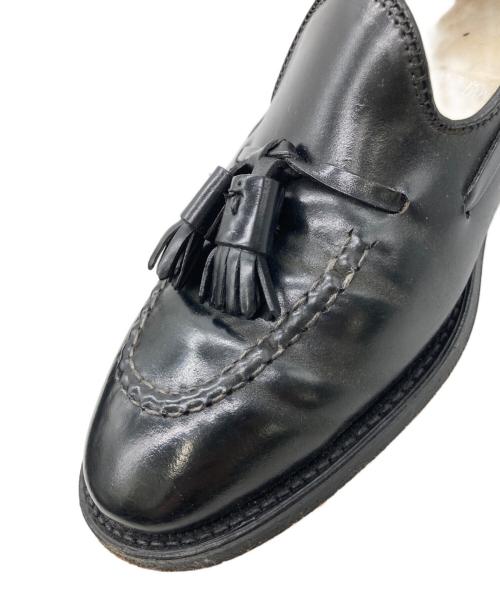 Alden（オールデン）ALDEN (オールデン) プラザ 手縫いUチップ 黒タッセルローファー ブラック サイズ:8BDの古着・服飾アイテム