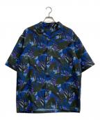 THE NORTH FACEザ ノース フェイス）の古着「S/S Aloha Vent Shirt」｜ブルー×グリーン