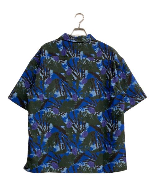 THE NORTH FACE（ザ ノース フェイス）THE NORTH FACE (ザ ノース フェイス) S/S Aloha Vent Shirt ブルー×グリーン サイズ:XLの古着・服飾アイテム