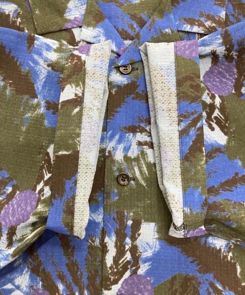 THE NORTH FACE（ザ ノース フェイス）THE NORTH FACE (ザ ノース フェイス) S/S Aloha Vent Shirt ブルー×グリーン サイズ:XLの古着・服飾アイテム