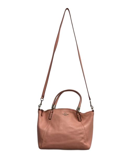 COACH（コーチ）COACH (コーチ) 2WAYショルダーバッグ ピンクの古着・服飾アイテム