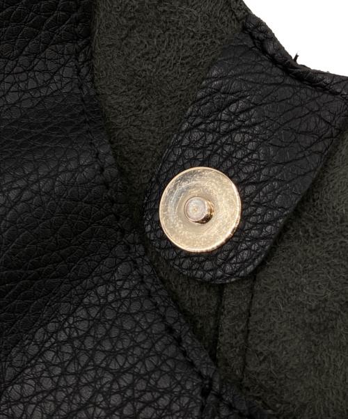 BANANA REPUBLIC（バナナリパブリック）BANANA REPUBLIC (バナナリパブリック) ヴィーガンレザートートバッグ ブラックの古着・服飾アイテム