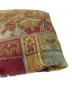 ETRO (エトロ) シルク混ペイズリーストール ブラウン×レッド：5000円