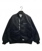 WTAPSダブルタップス）の古着「Team / Jacket / Nylon. Twill」｜ブラック