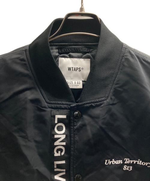 WTAPS（ダブルタップス）WTAPS (ダブルタップス) Team / Jacket / Nylon. Twill ブラック サイズ:Ｘ03の古着・服飾アイテム