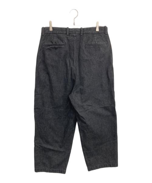 STEVEN ALAN（スティーブンアラン）STEVEN ALAN (スティーブンアラン) 13.5oz デニム インツープリーツ ドレス トラウザーズ グレー サイズ:XLの古着・服飾アイテム