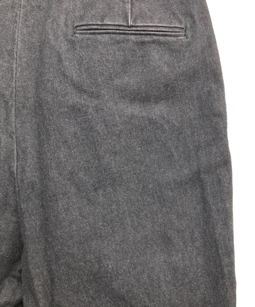 STEVEN ALAN（スティーブンアラン）STEVEN ALAN (スティーブンアラン) 13.5oz デニム インツープリーツ ドレス トラウザーズ グレー サイズ:XLの古着・服飾アイテム