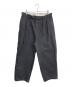 STEVEN ALAN（スティーブンアラン）の古着「13.5oz デニム インツープリーツ ドレス トラウザーズ」｜グレー