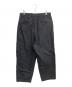 STEVEN ALAN (スティーブンアラン) 13.5oz デニム インツープリーツ ドレス トラウザーズ グレー サイズ:XL：8000円