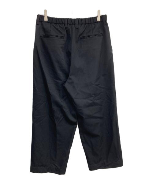 Adam et Rope（アダム エ ロペ）Adam et Rope (アダム エ ロペ) ワイド イージー デニム スラックス ブラック サイズ:SIZE　Lの古着・服飾アイテム