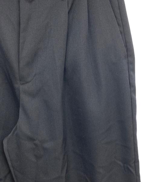 Adam et Rope（アダム エ ロペ）Adam et Rope (アダム エ ロペ) ワイド イージー デニム スラックス ブラック サイズ:SIZE　Lの古着・服飾アイテム