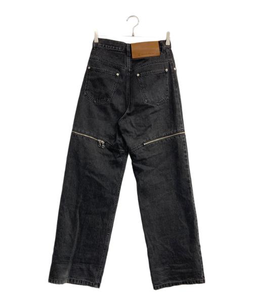 MAISON SPECIAL（メゾンスペシャル）MAISON SPECIAL (メゾンスペシャル) Side Slash Denim Pants ブラック サイズ:36の古着・服飾アイテム