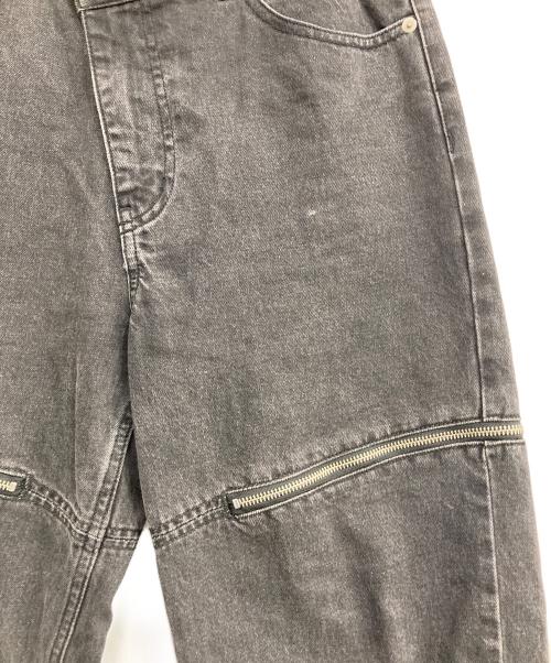 MAISON SPECIAL（メゾンスペシャル）MAISON SPECIAL (メゾンスペシャル) Side Slash Denim Pants ブラック サイズ:36の古着・服飾アイテム