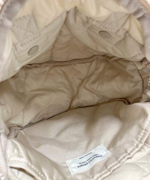 PORTER（ポーター）PORTER (ポーター) beautiful people (ビューティフルピープル) コラボヘルメットバッグ ベージュの古着・服飾アイテム