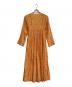 ne quittez pas (ヌキテパ) COTTON VOILE ZIGZAG GOWN オレンジ サイズ:記載なし：6000円