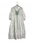 ne quittez pas（ヌキテパ）の古着「VOILE EMB V NECK DRESS」｜ホワイト