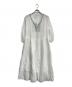 ne quittez pas (ヌキテパ) VOILE EMB V NECK DRESS ホワイト サイズ:free：8000円