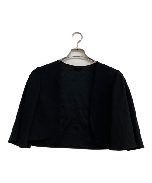 ANAYI（アナイ）ANAYI (アナイ) バックサテンフレアスリーブボレロ ブラック サイズ:36の古着・服飾アイテム