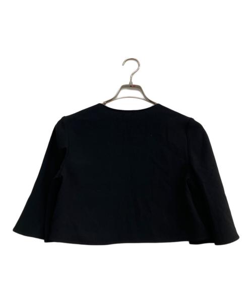 ANAYI（アナイ）ANAYI (アナイ) バックサテンフレアスリーブボレロ ブラック サイズ:36の古着・服飾アイテム