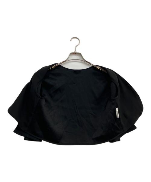 ANAYI（アナイ）ANAYI (アナイ) バックサテンフレアスリーブボレロ ブラック サイズ:36の古着・服飾アイテム