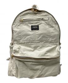 PORTER（ポーター）の古着「MILE  DAYPACK」｜ベージュ