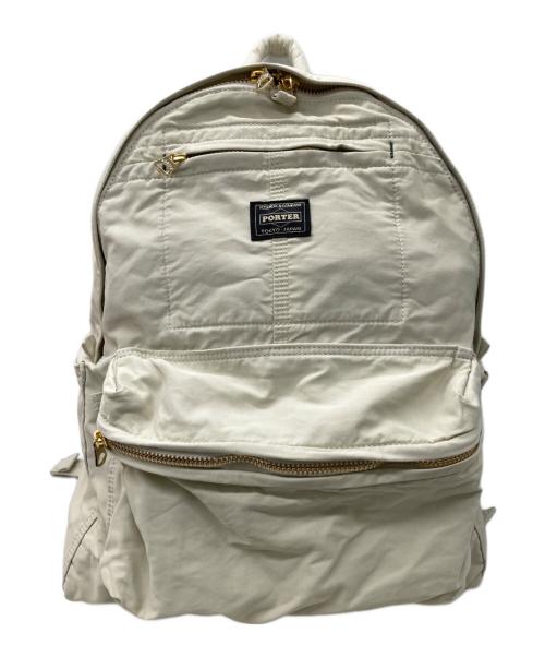 PORTER（ポーター）PORTER (ポーター) MILE  DAYPACK ベージュの古着・服飾アイテム