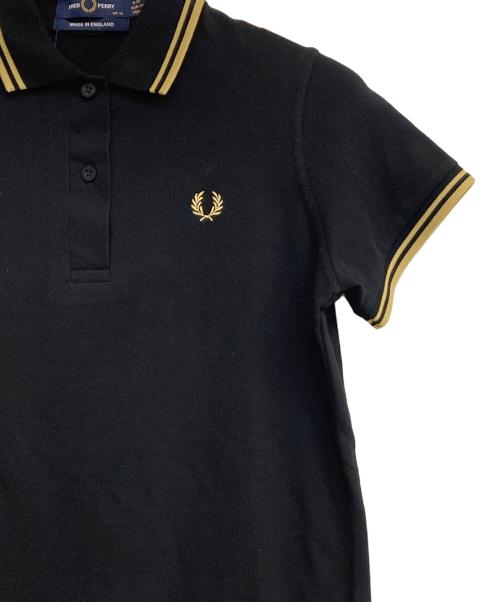 FRED PERRY（フレッドペリー）FRED PERRY (フレッドペリー) The Fred Perry Shirt /ポロシャツ ブラック サイズ:UK12の古着・服飾アイテム