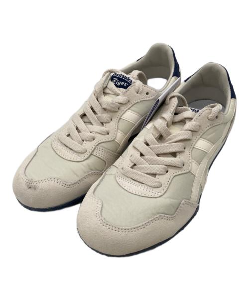 Onitsuka Tiger（オニツカタイガー）Onitsuka Tiger (オニツカタイガー) SERRANO アイボリー×ネイビー サイズ:24 未使用品の古着・服飾アイテム
