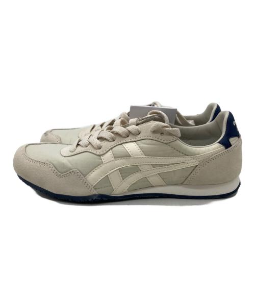 Onitsuka Tiger（オニツカタイガー）Onitsuka Tiger (オニツカタイガー) SERRANO アイボリー×ネイビー サイズ:24 未使用品の古着・服飾アイテム
