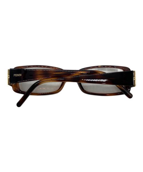 FENDI（フェンディ）FENDI (フェンディ) 眼鏡 ブラウン×ブラック サイズ:52□14の古着・服飾アイテム