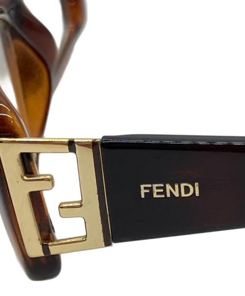 FENDI（フェンディ）FENDI (フェンディ) 眼鏡 ブラウン×ブラック サイズ:52□14の古着・服飾アイテム