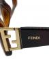 中古・古着 FENDI (フェンディ) 眼鏡 ブラウン×ブラック サイズ:52□14：5000円