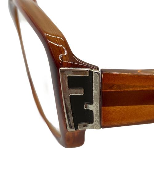 FENDI（フェンディ）FENDI (フェンディ) 眼鏡 ブラウン サイズ:53□14の古着・服飾アイテム