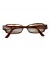 FENDI (フェンディ) 眼鏡 ブラウン サイズ:53□14：5000円