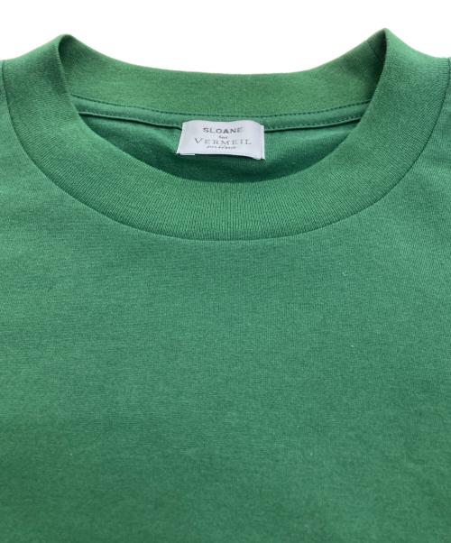 VERMEIL par iena（ヴェルメイユ パー イエナ）VERMEIL par iena (ヴェルメイユ パー イエナ) SLOANE (スローン) 別注Tシャツ グリーン サイズ:SIZE：Fの古着・服飾アイテム