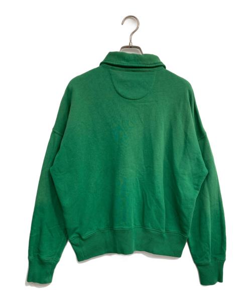 POLO RALPH LAUREN（ポロ・ラルフローレン）POLO RALPH LAUREN (ポロ・ラルフローレン) ハーフジップスウェット グリーン サイズ:Sの古着・服飾アイテム