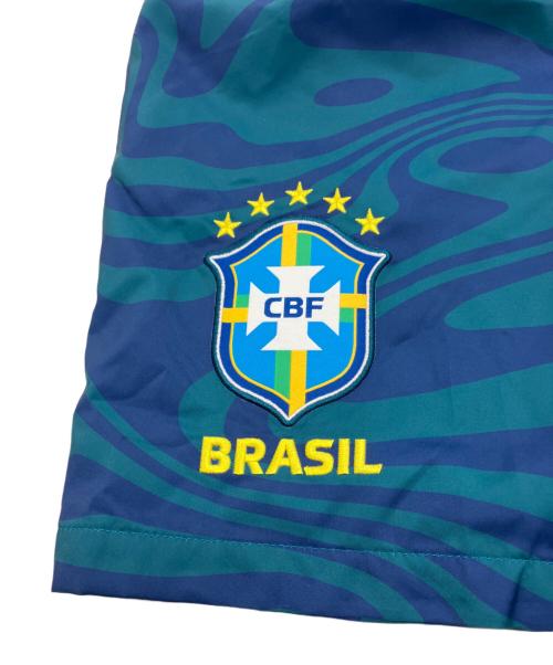 NIKE（ナイキ）NIKE (ナイキ) ブラジル代表 クラブ フロー ショート ブルー×グリーン サイズ:XL 未使用品の古着・服飾アイテム