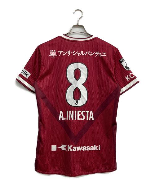 asics（アシックス）asics (アシックス) ゲームシャツ レッド サイズ:2XLの古着・服飾アイテム